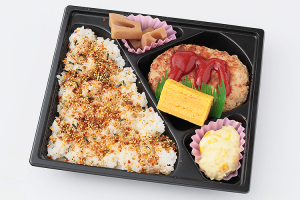 ハンバーグ弁当/電子レンジ対応 400円(税込)